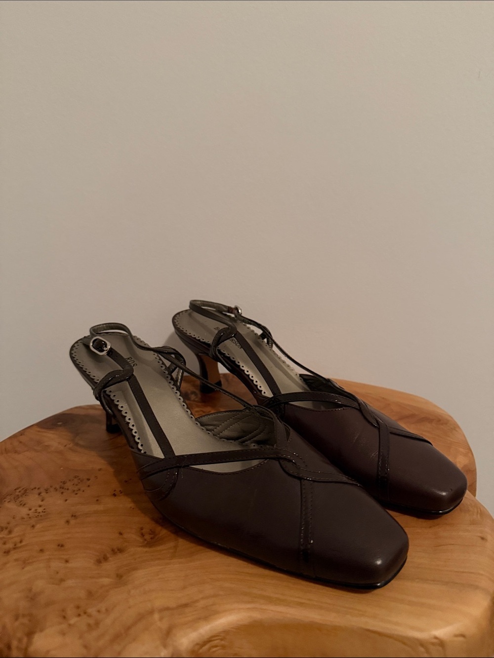 Ros Hommerson Brown Kitten Heels